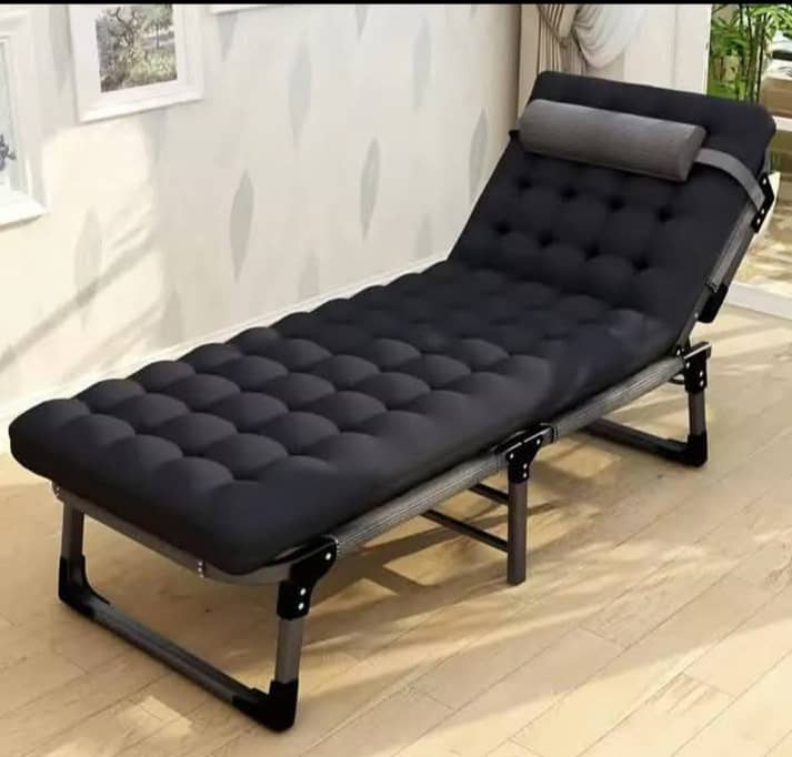 Lit pickot pliable avec mousse, pour le camping et la maison