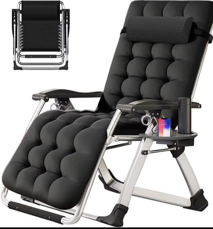 -35% De réduction. 

L’élégance et la qualité au RDV

.Chaise longue d'intérieur à hauteur réglable - Fauteuil à bascule inclinable manuel avec dossier solide, structure en acier au carbone, finition peinte, rembourrage en coton.