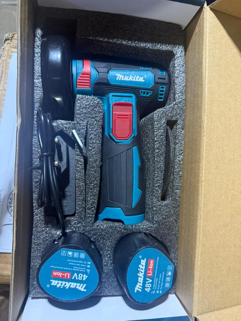 Mini meulle d’angle sans fil double batterie, outils électrique rechargeable, meulage , machine de découpe avec batterie lithium 48v , poignée confortable.