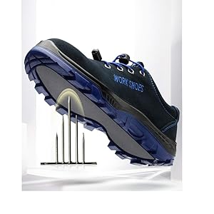 Chaussure de sécurité disponible , anti crévation , embout d'acier , antidérapant , résistant à la perforation , imperméable , anti statique . Toute les pointures No 38 jusqu'à 46 .