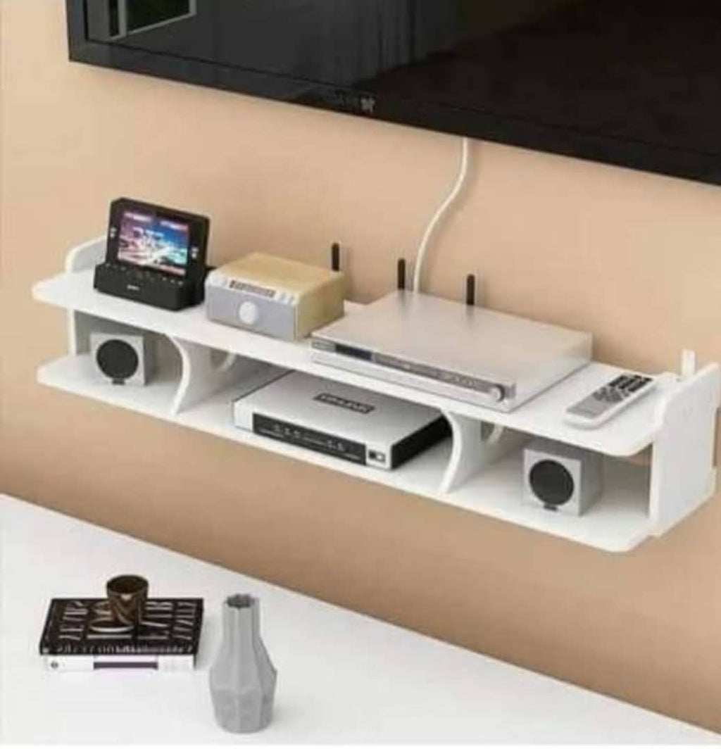 Étagère murale pour décodeur TV , boite de rangement pour routeur , salon et chambre à coucher , Wi-Fi, fabriqué en panneau , haute densité , qui est étanche .