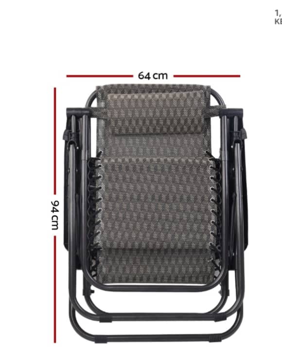 Profitez d'un confort total avec cette chaise ultra pratique :                     Dossier inclinable accoudoirs solides , support téléphone , porte gobelet et orthopédique et facile à plier et ranger .