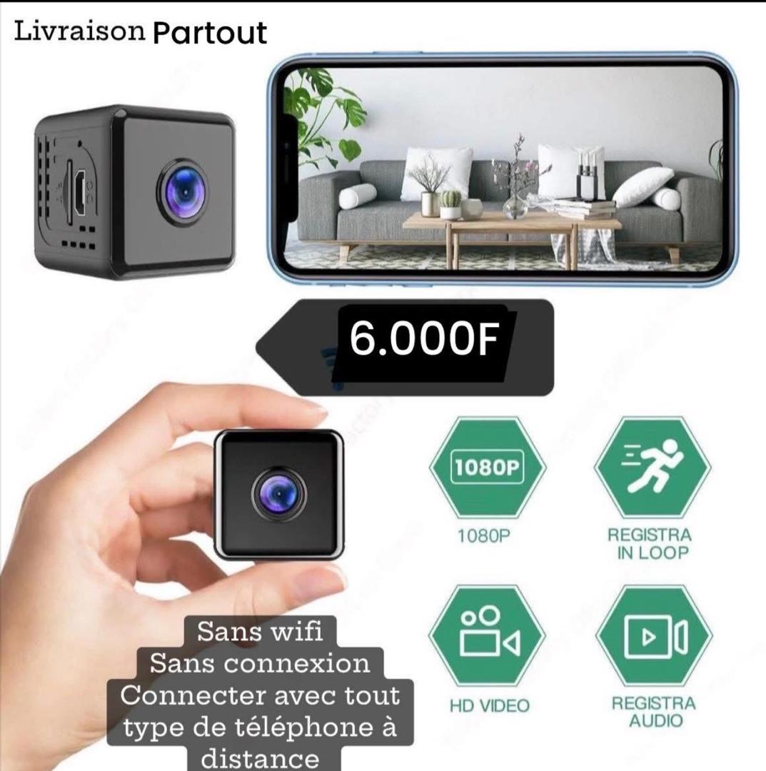 🎥 Mini Caméra sans wifi sans connexion nouvelle technologie HD pour surveillance à distance permanente 24h/24 pas besoin de connexion internet.

Vous allez surveiller en temps réel vos enfants, maquis , chambre , hôtel , l’application à télécharger .