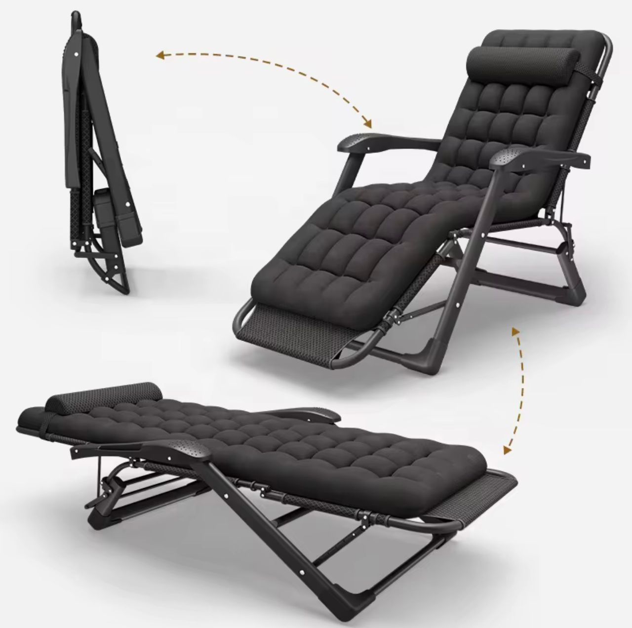 Lit picot robuste orthopédique et pliable comme une chaise.                Offrez-vous un sommeil réparateur avec notre lit pickot et chaise, de haute qualité . Parfait pour le repos , les massages ou même les patients.