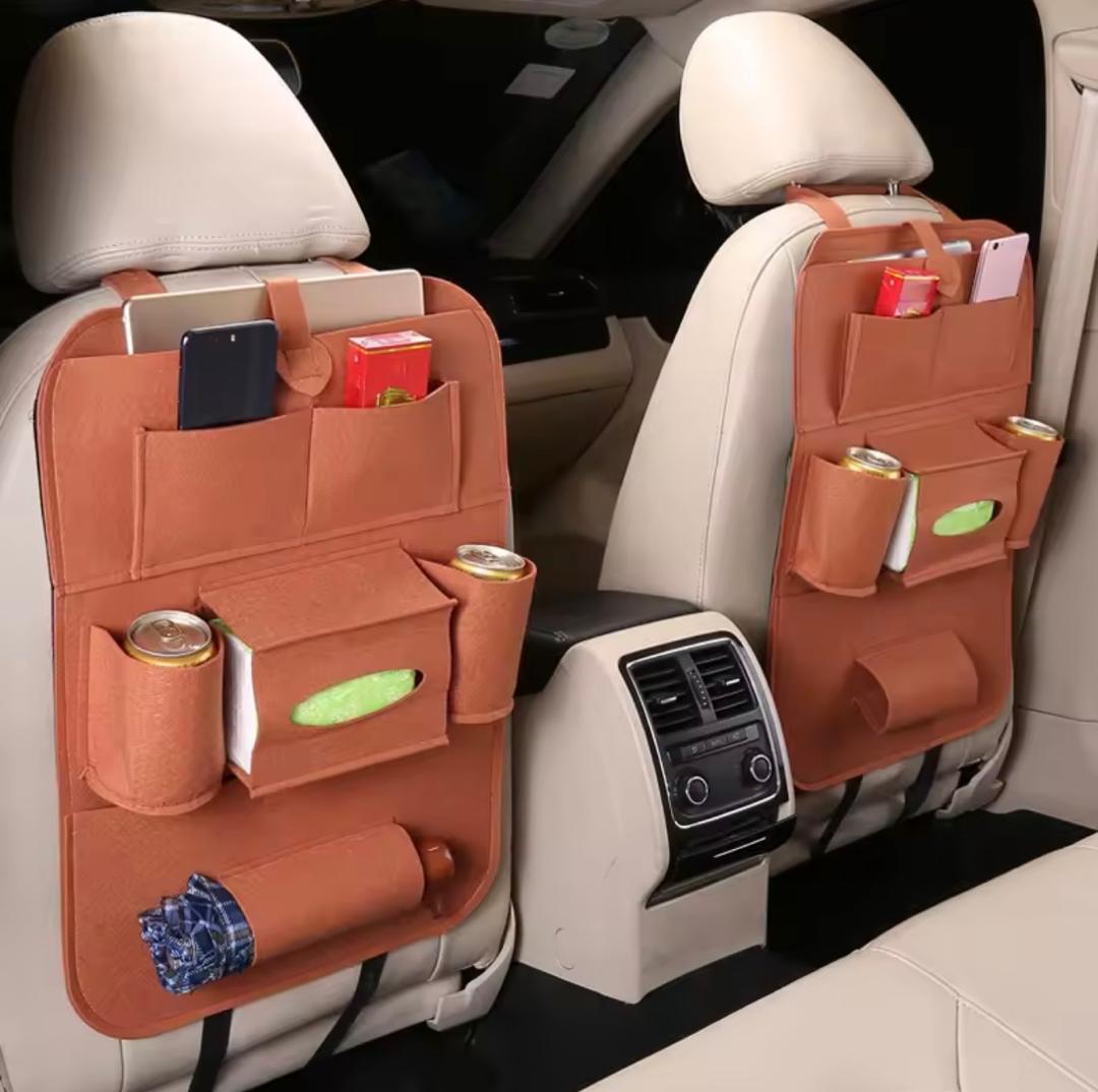 Prix :1 à 8000f au lieu 18000  Nouveau sac de rangement pour siège de voiture, sacs suspendu pour dossier de siège, multifonctionnel pour le rangement dans les véhicules.