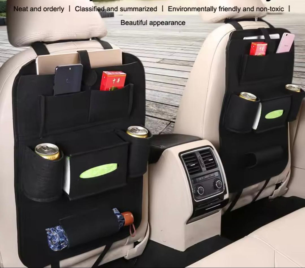 Prix :1 à 8000f au lieu 18000  Nouveau sac de rangement pour siège de voiture, sacs suspendu pour dossier de siège, multifonctionnel pour le rangement dans les véhicules.