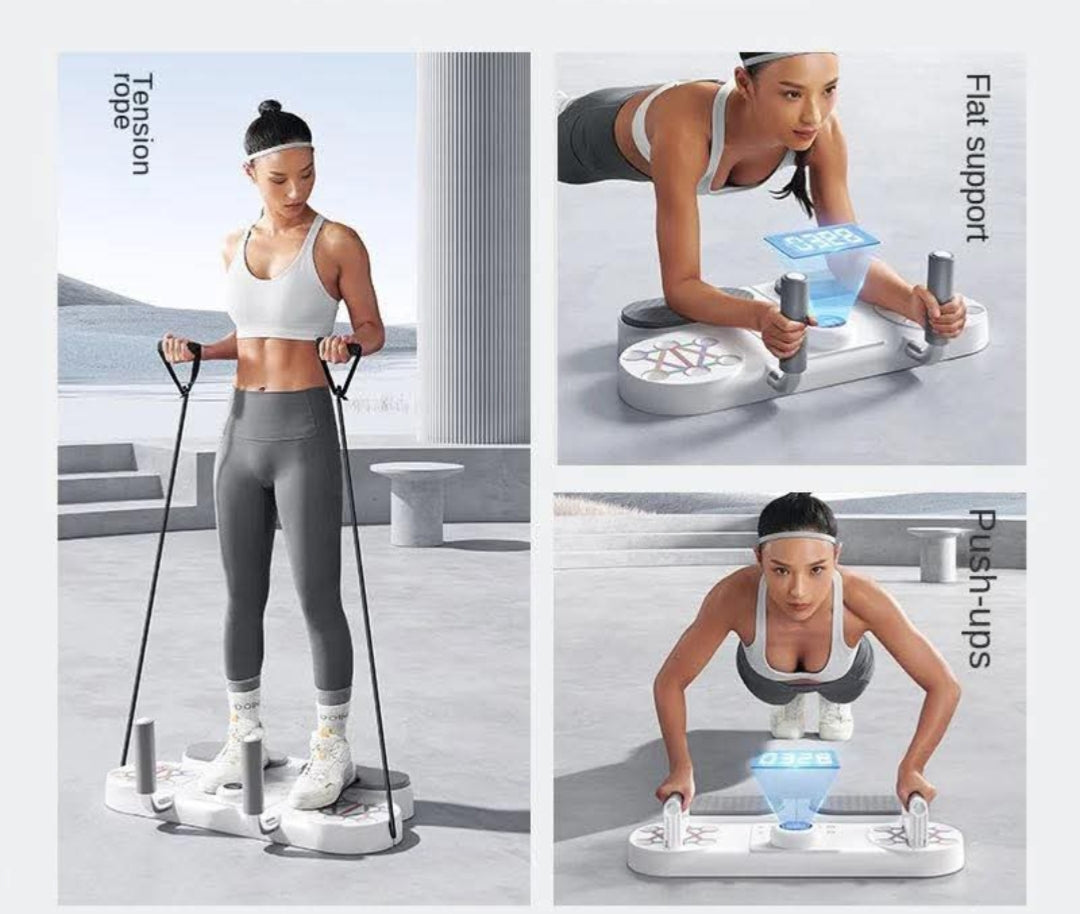 Prix : 10000f au lieu 28000f . Machine de musculation complète pour votre maison Plus besoin d’aller au sport, ce plateau de fitness multifonctionnel vous permet de travailler tout vos muscles , abdos , bras , jambes, pliables , facile à ranger .