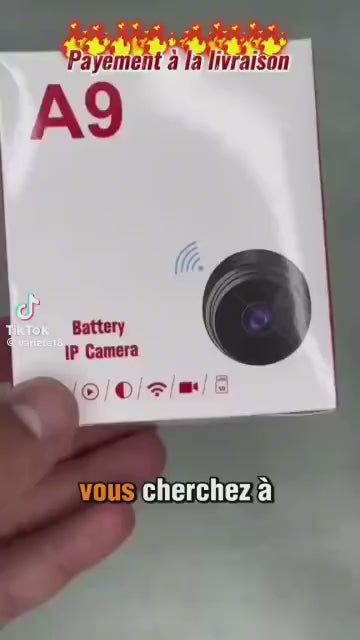 Prix : 6000f au lieu de 11000f .             Mini caméra, nouvelle technologie HD pour surveillance à distance permanente 24h/24h . Code Qr dans la notice pour télécharger l’application.